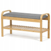 Skrinka na topánky Autronic 91 x 51 x 34 cm, svetlý buk