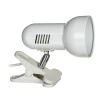 Activejet stolová lampa s klipom, biela kovová, závit E27