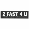 Julius-K9 2 Fast 4 You Patch 2 ks. - Suchý zips pre Julius K9 - S postroj