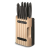 Sada nožov , black/wood Farba: black/wood
