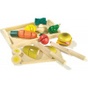 Legler Drevené potraviny na krájanie - raňajky s podnosom