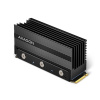 AXAGON CLR-M2XL, hliníkový pasívny chladič pre obojstranný M.2 SSD disk, výška 36 mm/ PN: