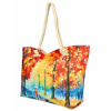 Veľká plážová taška v maľovanom dizajne multicolor HB003