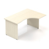 Lenza Ergonomický stôl Visio 140 x 100 cm, pravý, javor