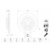 BOSCH Brzdový kotúč 0986479F69