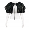 tričko DEVIL FASHION Feather Gothic Čierna