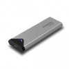 Externý box AXAGON EEM2-UG2 USB-C 3.2 Gen 2 – M.2 NVMe SSD kovový – dĺžka 42 až 80 mm
