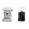 Ascaso Dream ONE, leštený hliník + Eureka Mignon Silenzio, BL black