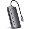 Satechi USB-4 multiportový adaptér 8K. HDMI, Space Gray Aluminium ST-U4MA3M