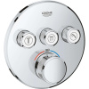 GROHE Grohtherm SmartControl termostatická batéria pod omietku, pre 3 výstupy, chróm, 29121000
