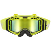 LS2 AURA PRE GOGGLE BLACK YELLOW WITH IRIDIUM VISOR