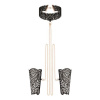 Rosy Gold Collar And Cuffs