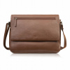 Pánska kožená taška na notebook cez rameno hnedá Paolo Peruzzi IM-03-BR