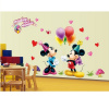 Nálepka na stenu Mickey a Minnie - Balloons