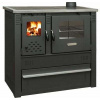 Strend Pro Sporák Pro PANONIA Steel, čierny, pravý vývod, 10,54 kW