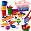 Montessori Kreatívne kamienky farebné puzzle