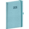 NOTIQUE Týždenný diár Rivoli 2026, svetlomodrý, 15 x 21 cm