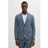 Sako s prímesou vlny Calvin Klein K10K113944 modrá 48