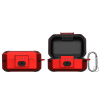 kwmobile Earphones Kryt kompatibilní s Sennheiser MOMENTUM True Wireless 3 / true Wireless 4 - Ochranný Earbuds Headphones kryt - červená / černá