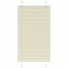 Plisovaná roleta krémová 70x100 cm Šířka látky 69,4cm Polyester Krémová 4015273