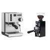 Rancilio Silvia BC + Eureka Mignon Libra 65 All Purpose, CR black