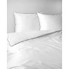 Jednofarebná saténová návliečka 140x200 biela