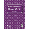 Acta historico-iuridica Pilsnensia 2022–2023 (Vilém Knoll)