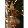 Mars & More Zlatý svietiaci sklenený vianočný stromček Led S - Ø 9*25 cm - Mars & More
