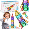 PicassoTiles 30 magnetických stavebných kociek Mini Diamon