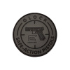 Plastové 3D patche 3D gumová nášivka GLOCK Patch - Sivá