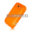 Silikónový obal HTC Wildfire S – Rubber – oranžová