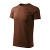 Tričko Basic 129 - 4XL, 38 - čokoládová