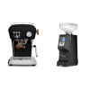 Ascaso Dream PID, Dark Black + Eureka Atom 60, black