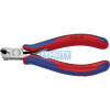 KNIPEX 64 32 120 Precízne čelné štiepacie kliešte pre elektr., šikmé brity 15 ° s fazetou, viacsl.návl.,l