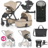 Petite&Mars Icon Air 2v1 Mocha Beige XXL Cybex Aton B2 i-Size Základňa k autosedačke