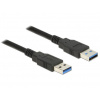 DeLOCK - Kabel USB - USB typ A (M) do USB typ A (M) - USB 3.0 - 50 cm - černá 85059