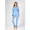Regina 682 dámske pyžamo L nebeská