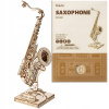 Robotime Drevené 3D puzzle Saxofón 136 ks