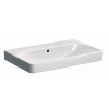 Geberit Smyle Square Umývadlo, 75x48x17 cm, s prepadom, bez otvoru na batériu, biela 500.249.00.2