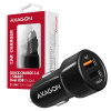 AXAGON PWC-QC5, QUICK a SMART nabíjačka do auta, 2x port QC3.0/AFC/FCP + 5V-2.6A, 31.5W PWC-QC5