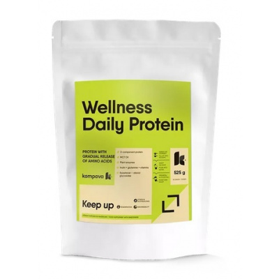 KOMPAVA Wellness Daily Protein 525g Príchuť: jahoda-malina