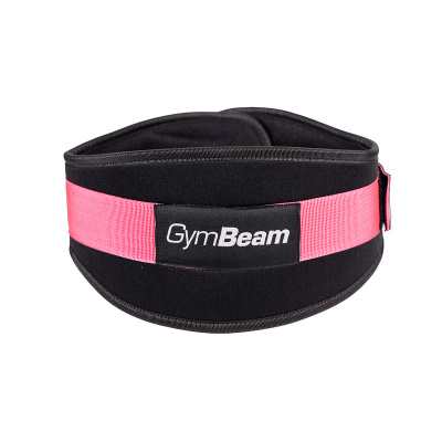 Fitness neoprenový opasek LIFT Black & Pink - GymBeam barva: černá - růžová, velikost: S