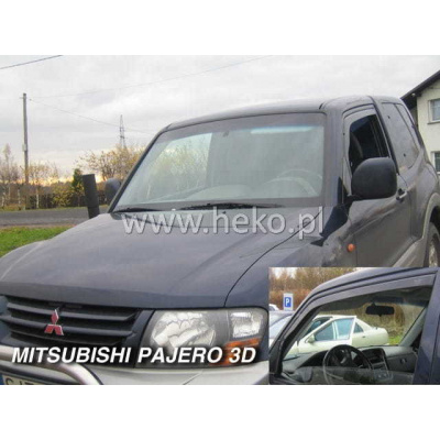 Deflektory okien MITSUBISHI PAJERO 3D 2001R →