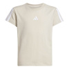 Detské Tričko s krátkym rukávom ADIDAS JG 3S TEE 160 KB7299 – Béžová