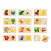 Viga dřevěné puzzle krmení zvířátek