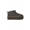 Semišové snehule UGG Classic Ultra Mini Platform šedá farba, 1135092.CHRC EUR 42