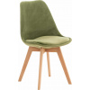 Design-Shop Linares zamat drevené nohy natura Svetlo zelená