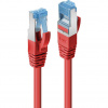 Lindy 47165 sieťový kábel Červená 3 m Cat6 S/FTP (S-STP) (47165)