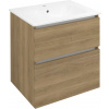 Sapho EZARA umývadlová skrinka 59,2x64x46cm, dub cuneo EZ601-2525