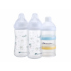 Sada dojčenských fliaš Emotion Physio 270ml 0-12m + White 2 ks + dávkovač